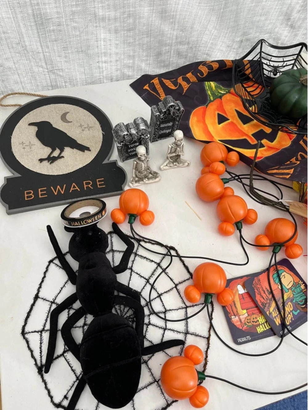 Lot bulk of Halloween decor banner pumpkin